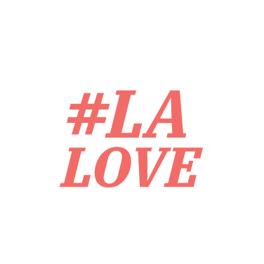 Graphic of the words #LALOVE